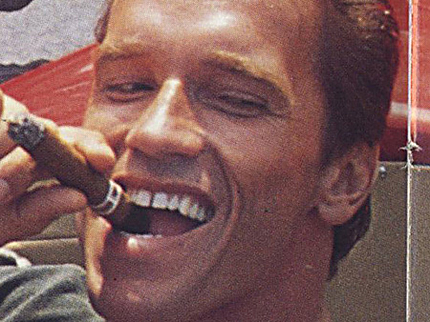 Schwarzenegger in his younger days